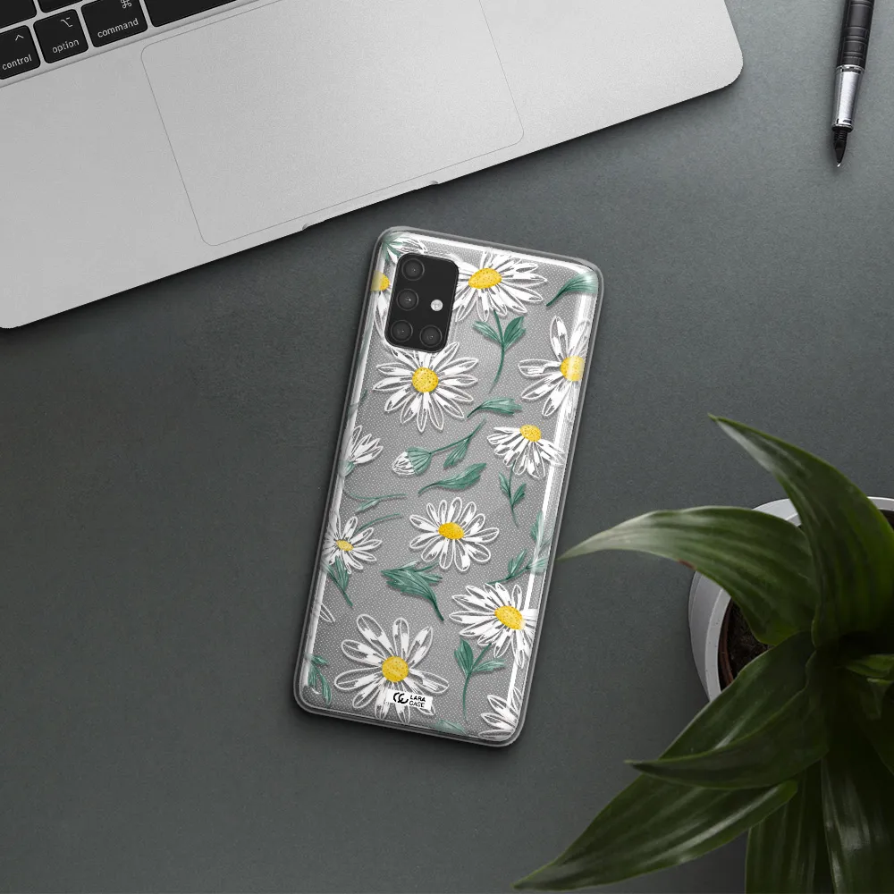 Papatia With Stem Samsung A71 Clear TPU Case