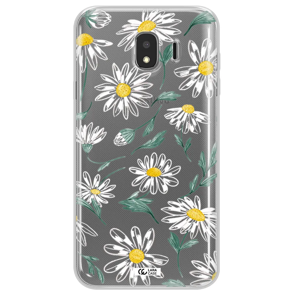 Papatia With Stem Samsung J4 Clear TPU Case