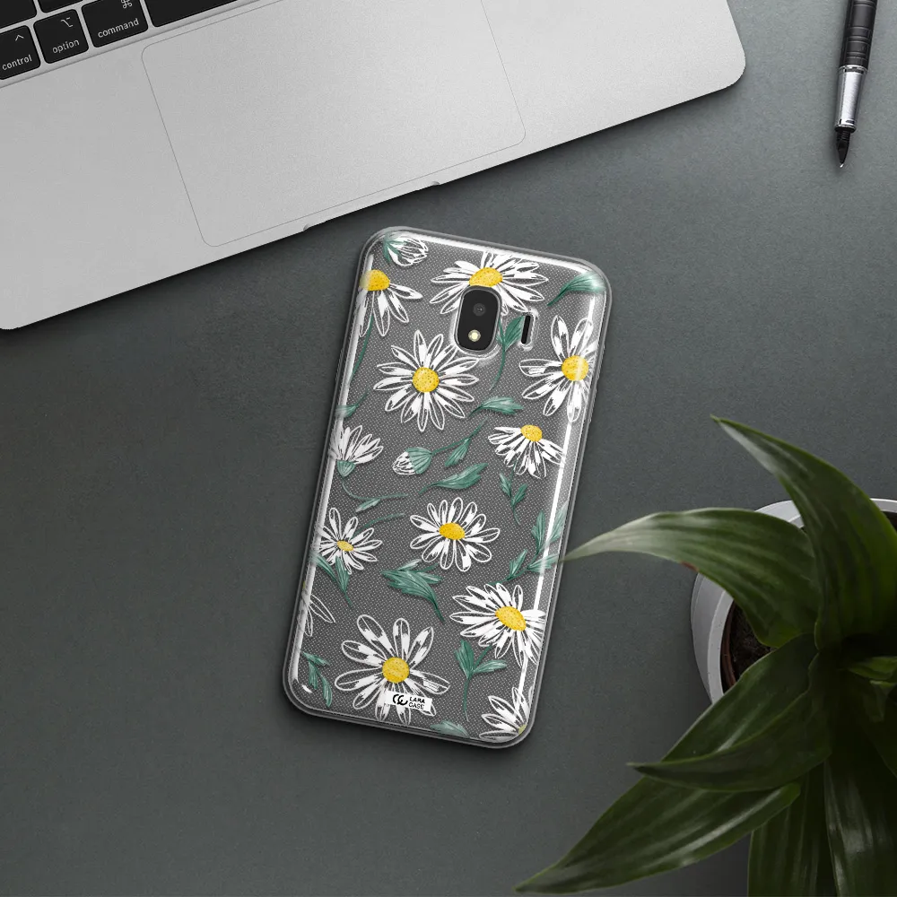 Papatia With Stem Samsung J4 Clear TPU Case