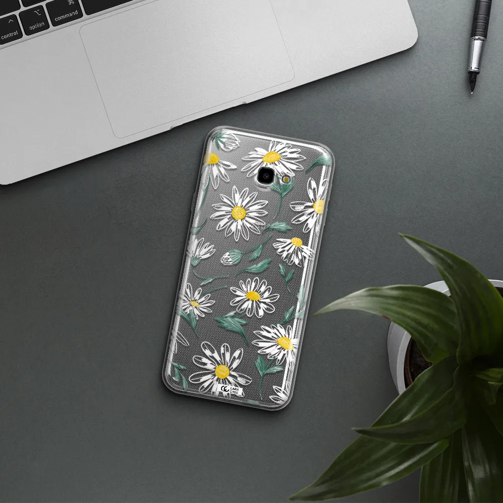 Papatia With Stem Samsung J4 Plus Clear TPU Case