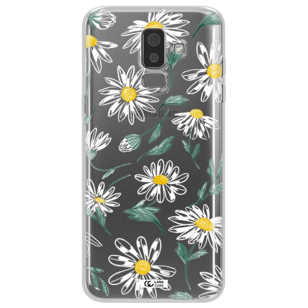 Papatia With Stem Samsung J8 Clear TPU Case