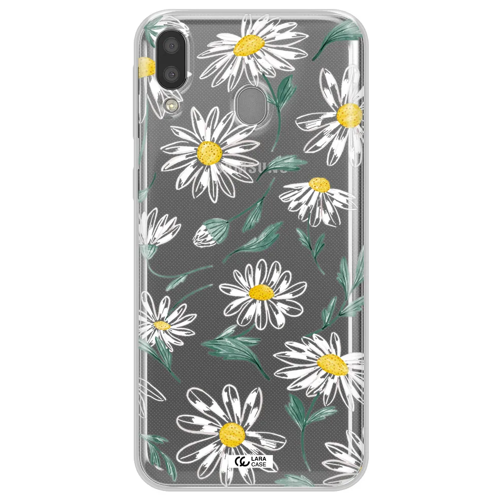 Papatia With Stem Samsung M20 Clear TPU Case