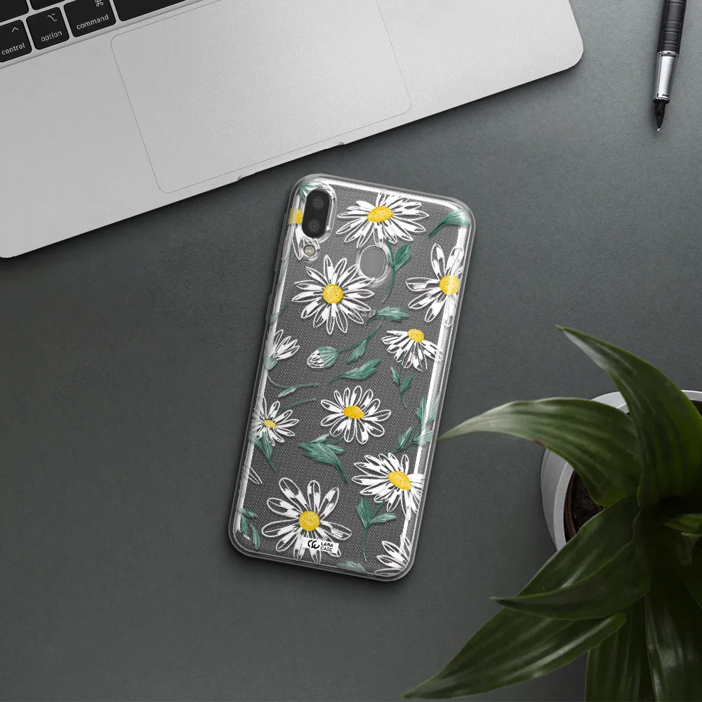 Papatia With Stem Samsung M20 Clear TPU Case