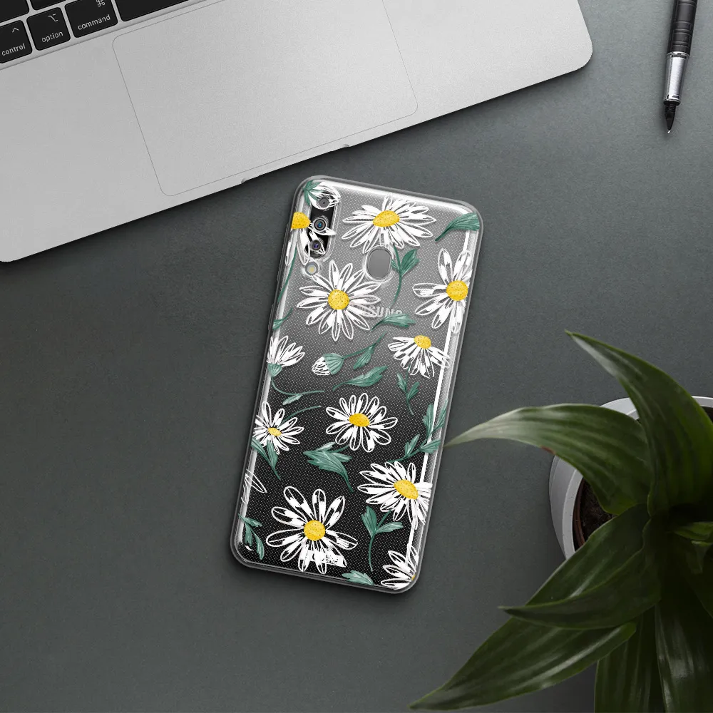 Papatia With Stem Samsung M30 Clear TPU Case