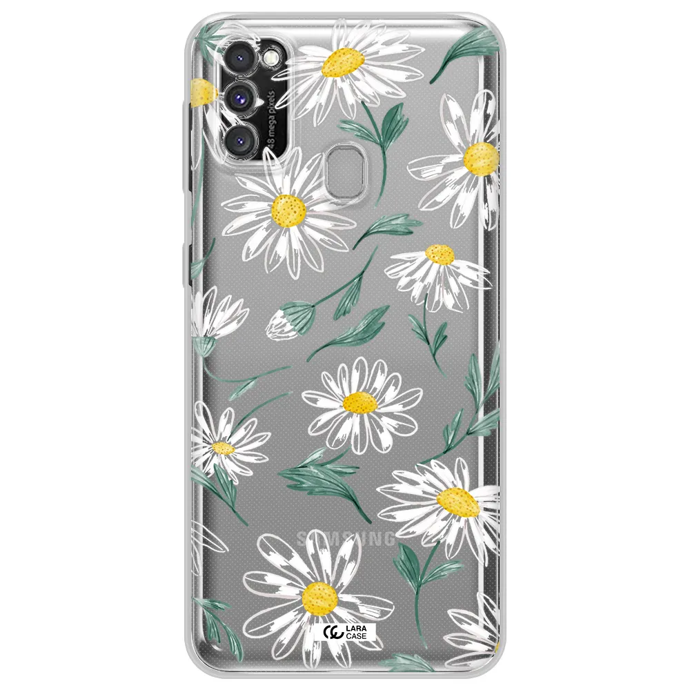 Papatia With Stem Samsung M30S Clear TPU Case