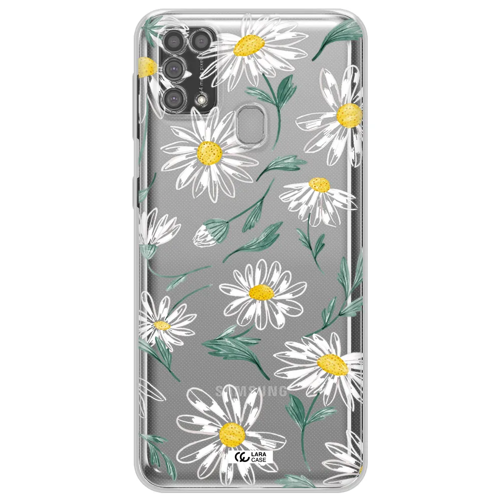 Papatia With Stem Samsung M31 Clear TPU Case