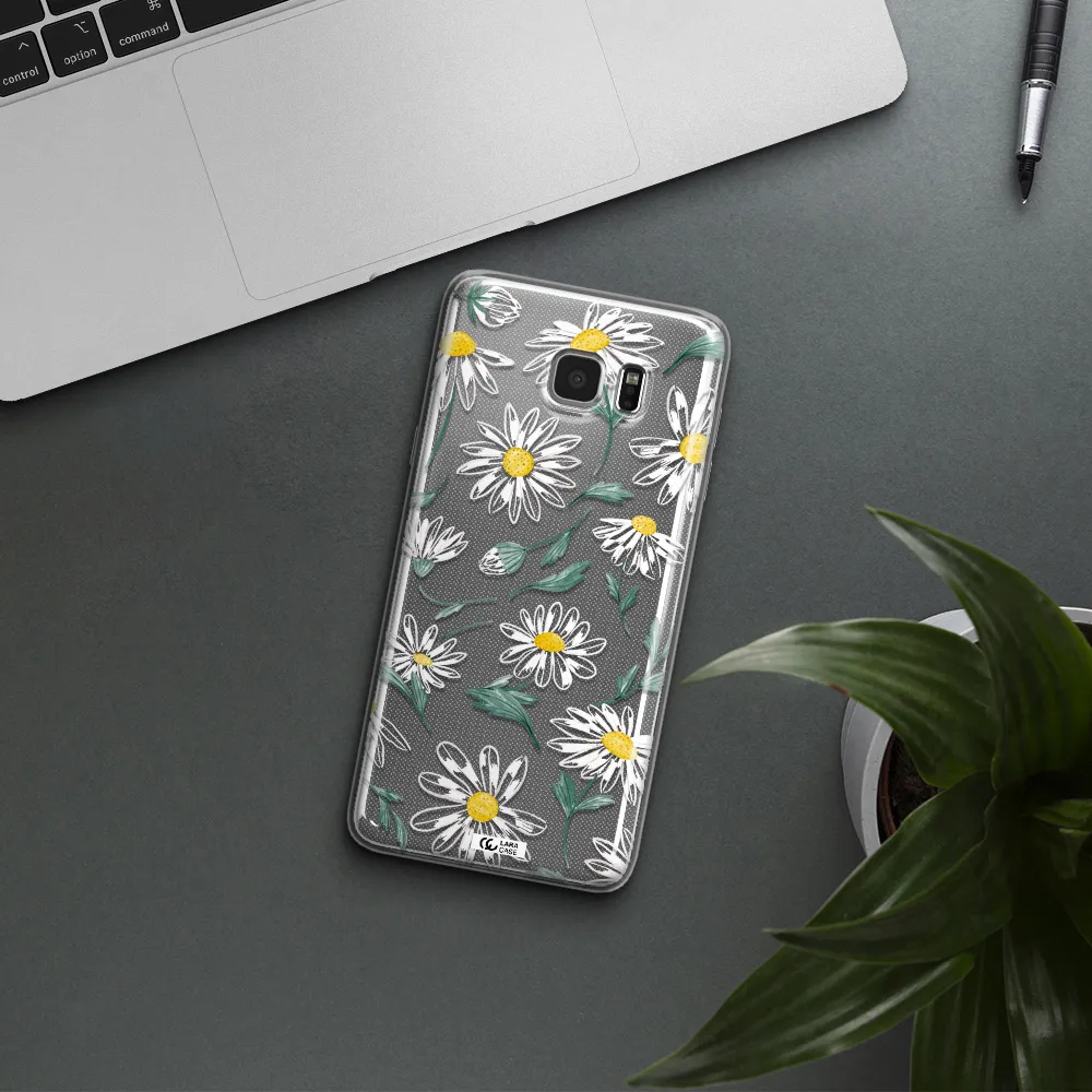 Papatia With Stem Samsung Note 5 Clear TPU Case