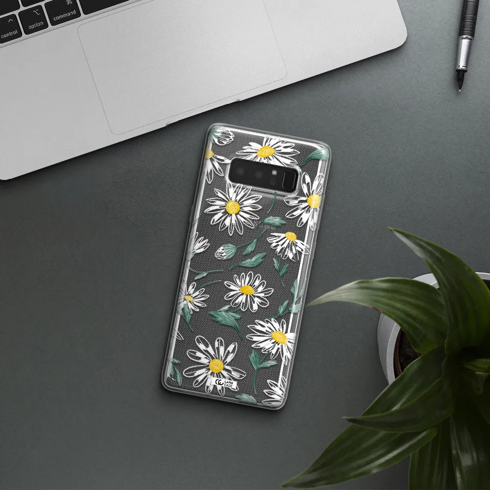 Papatia With Stem Samsung Note 8 Clear TPU Case