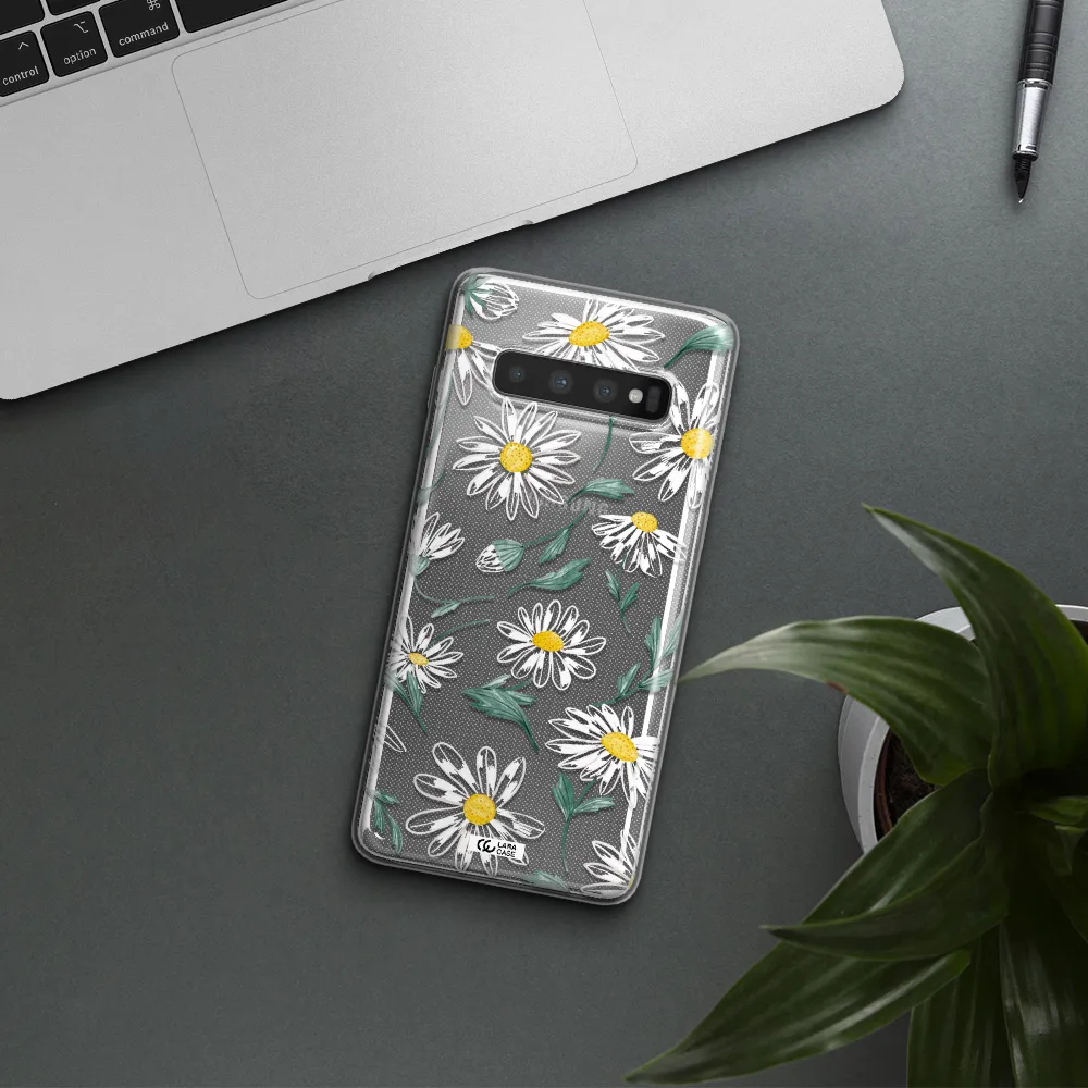 Papatia With Stem Samsung S10 Plus Clear TPU Case