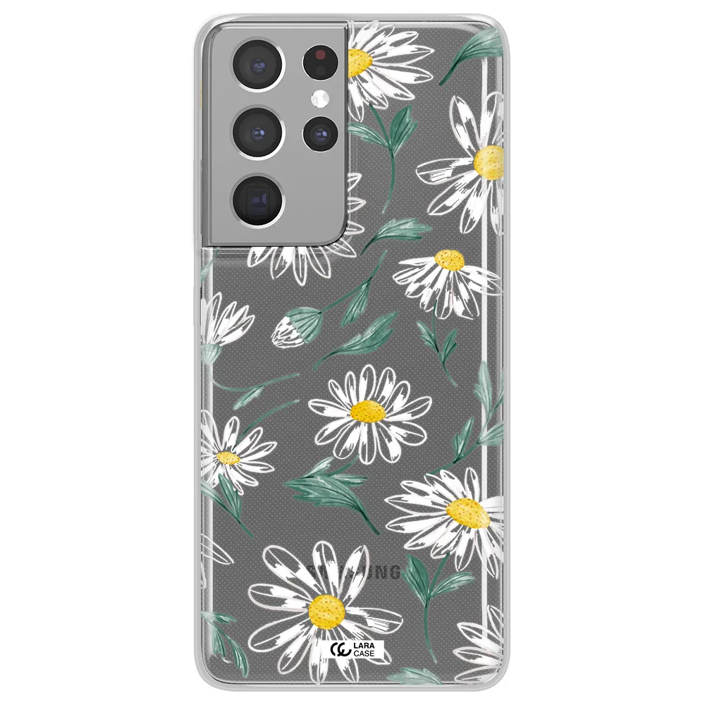 Papatia With Stem Samsung S21 Ultra Clear TPU Case