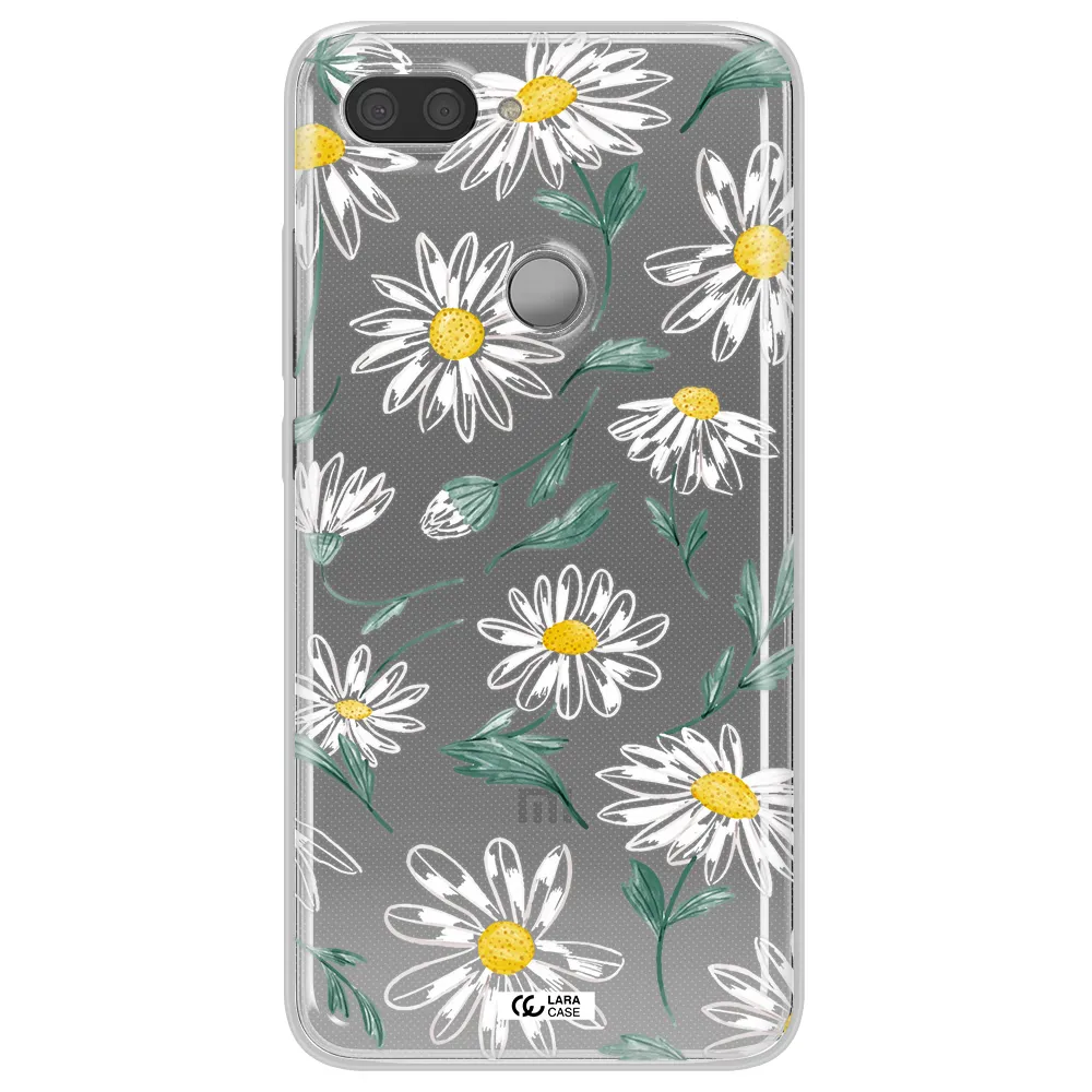 Papatia With Stem Xiaomi Mi 8 Lite Clear TPU Case