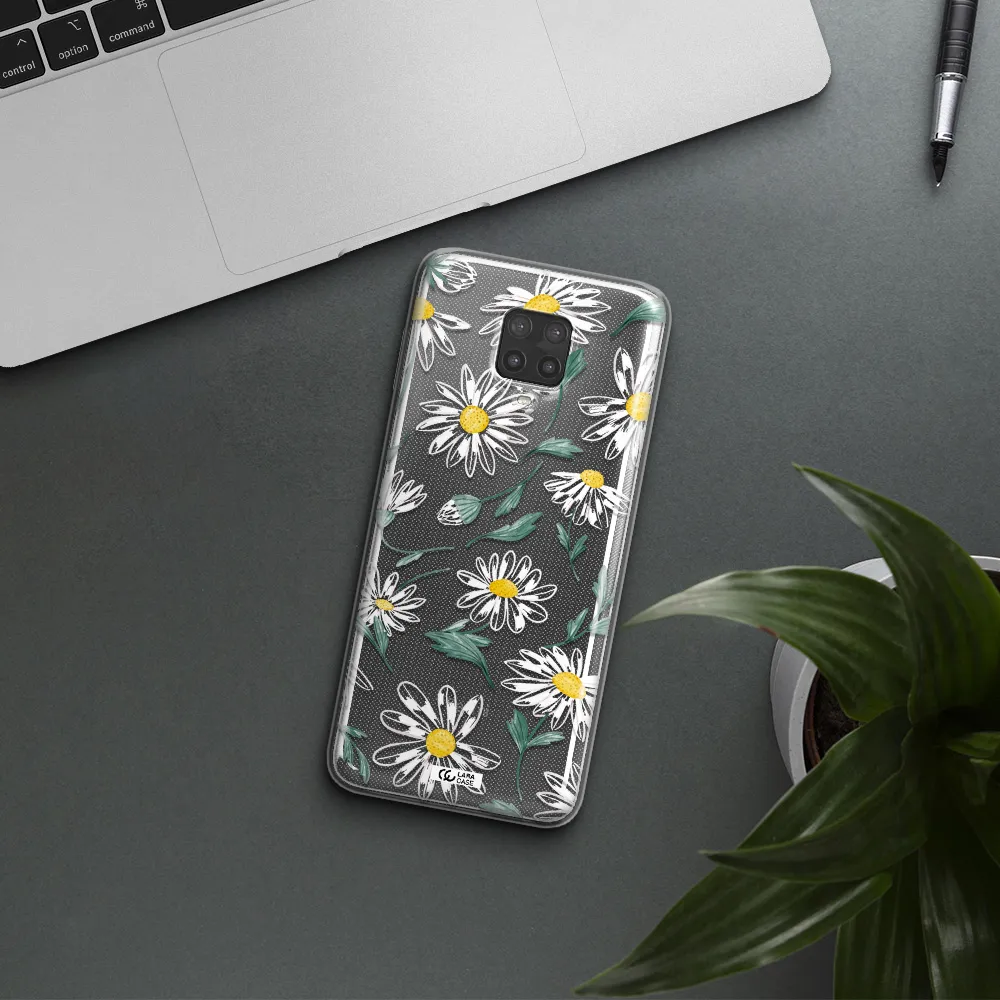 Papatia With Stem Xiaomi Note 9 Pro Clear TPU Case