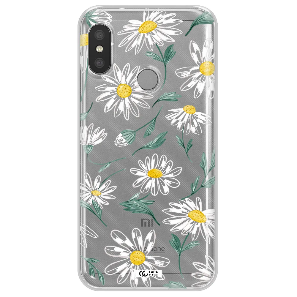 Papatia With Stem Xiaomi Redmi 6 Pro Clear TPU Case