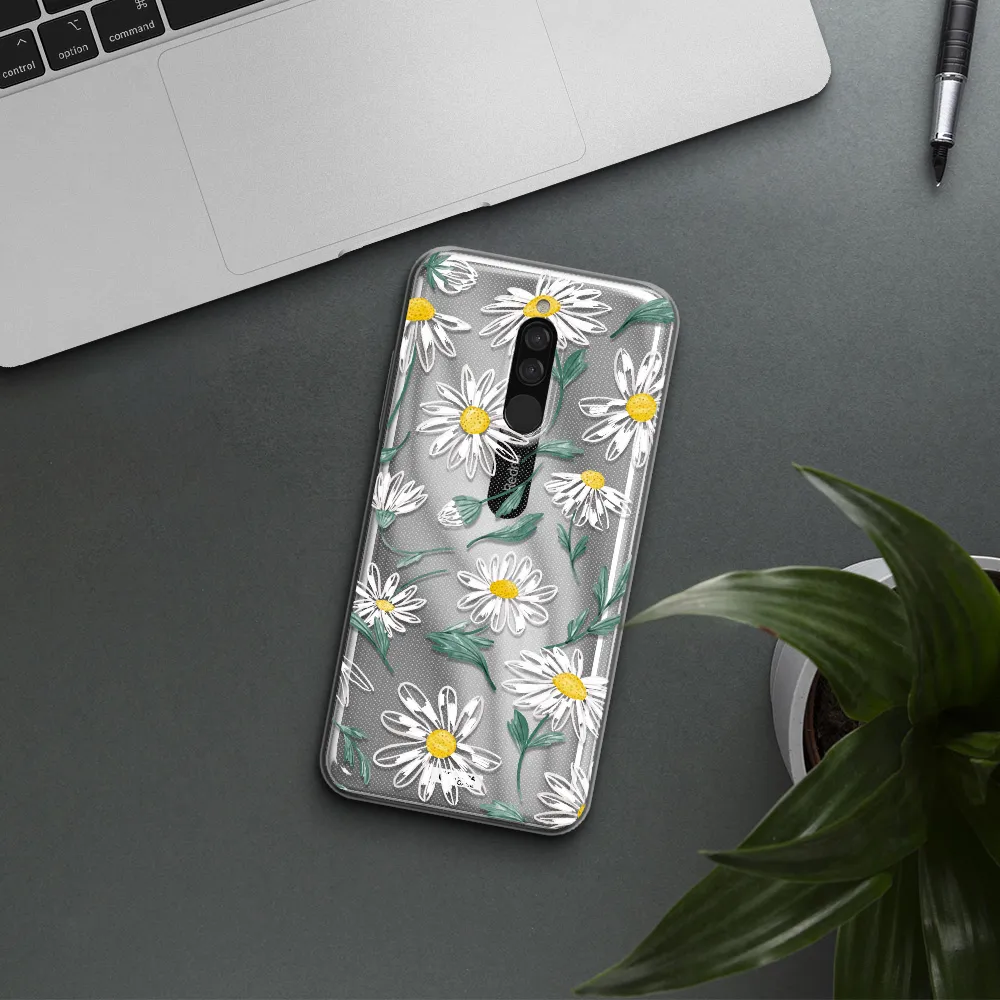 Papatia With Stem Xiaomi Redmi 8 Clear Tpu Case