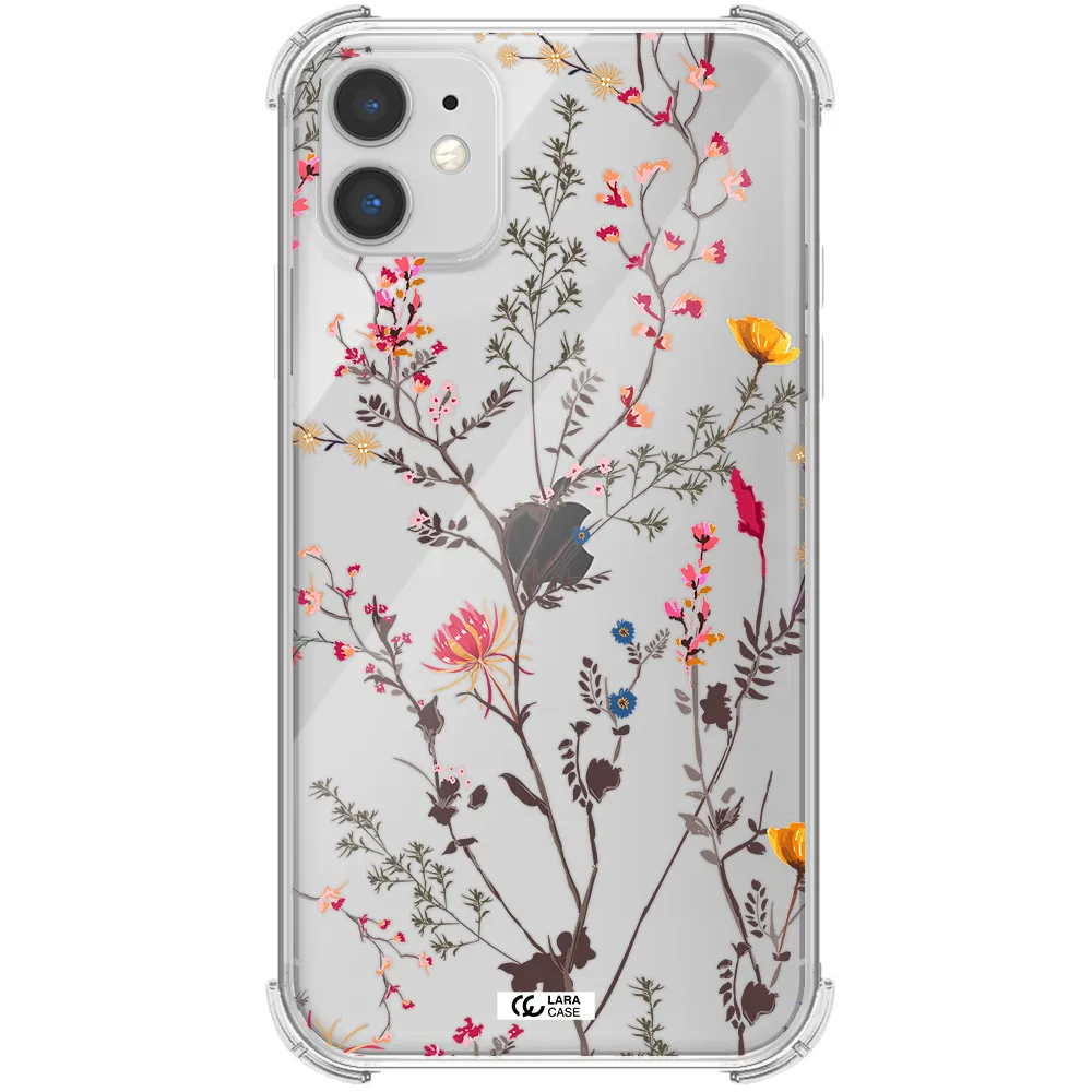 Miniature Flower Apple iPhone 11 Clear PC Case