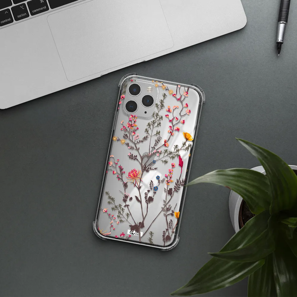 Miniature Flower Apple iPhone 11 pro max Clear PC Case