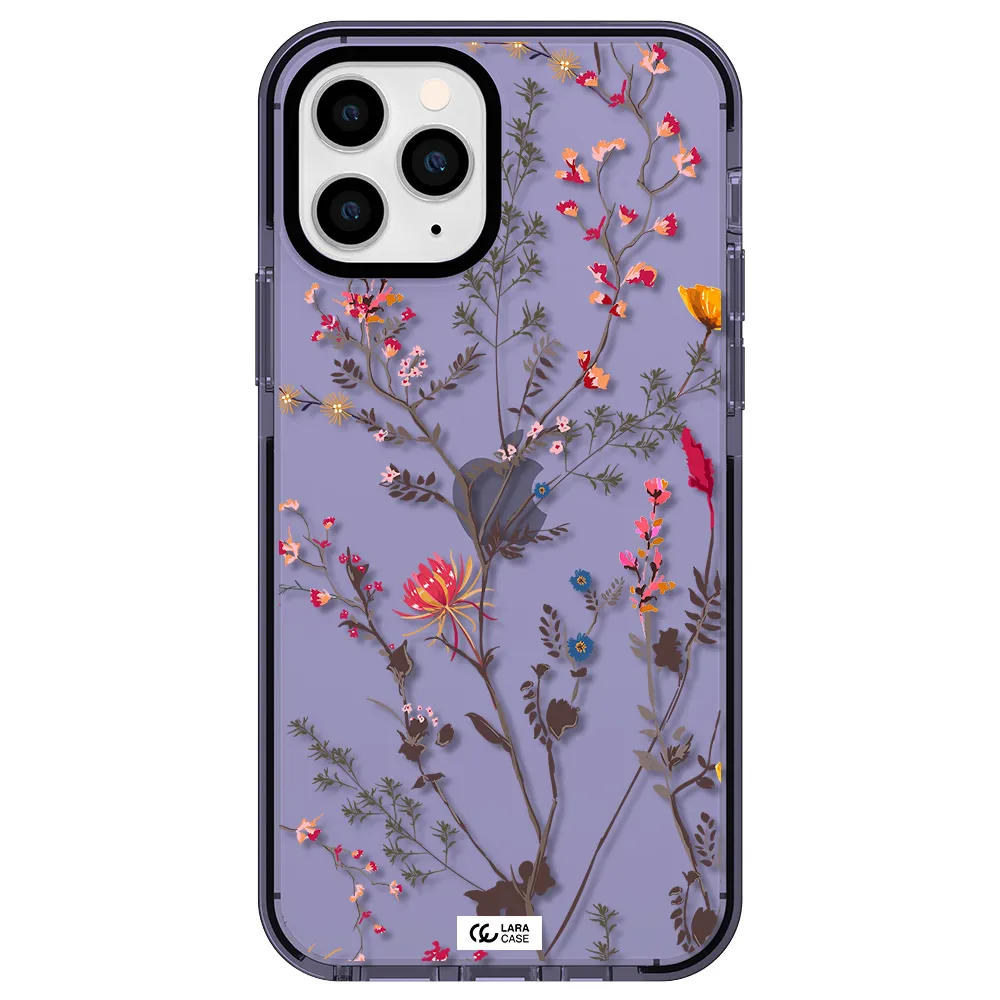 Miniature Flower Apple iPhone 11 pro max impact Lilac Case
