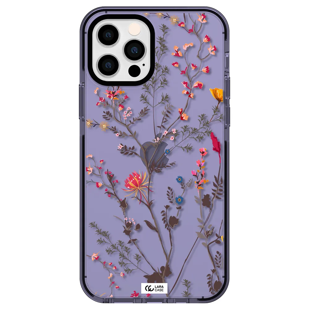 Miniature Flower Apple iPhone 12 pro impact Lilac Case