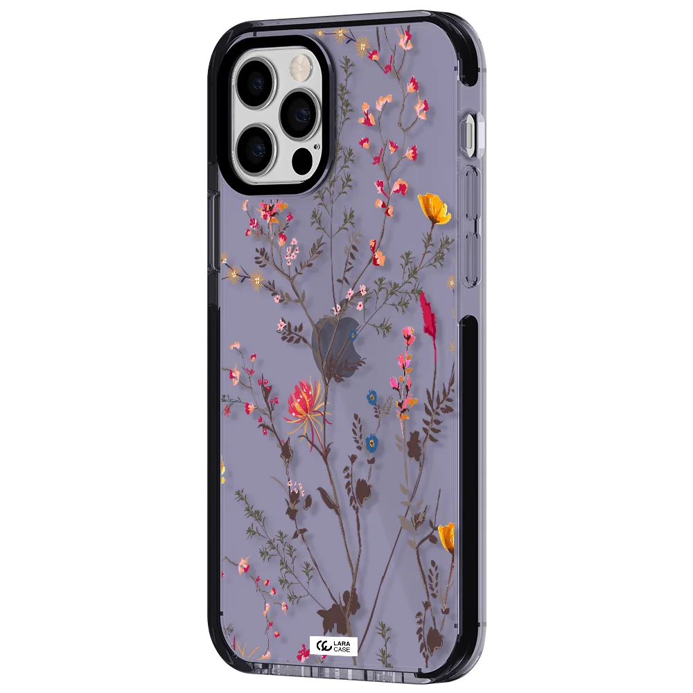 Miniature Flower Apple iPhone 12 pro impact Lilac Case