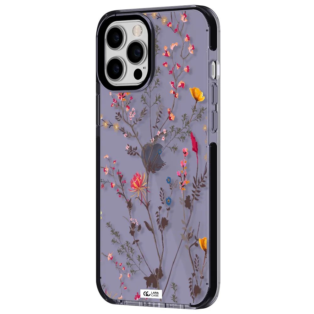 Miniature Flower Apple iPhone 12 pro max impact Lilac Case