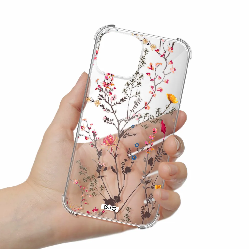 Miniature Flower Apple iPhone 13 Clear PC Case