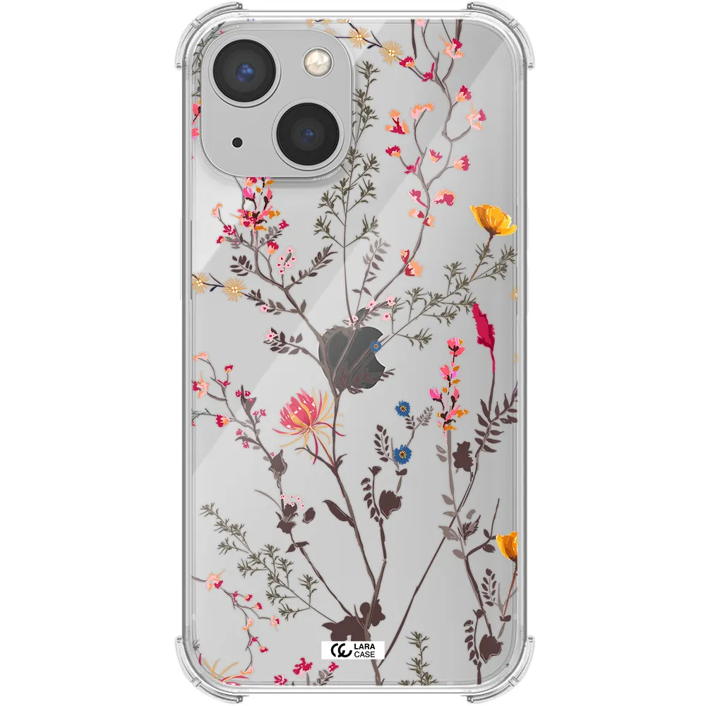 Miniature Flower Apple iPhone 13 mini Clear PC Case