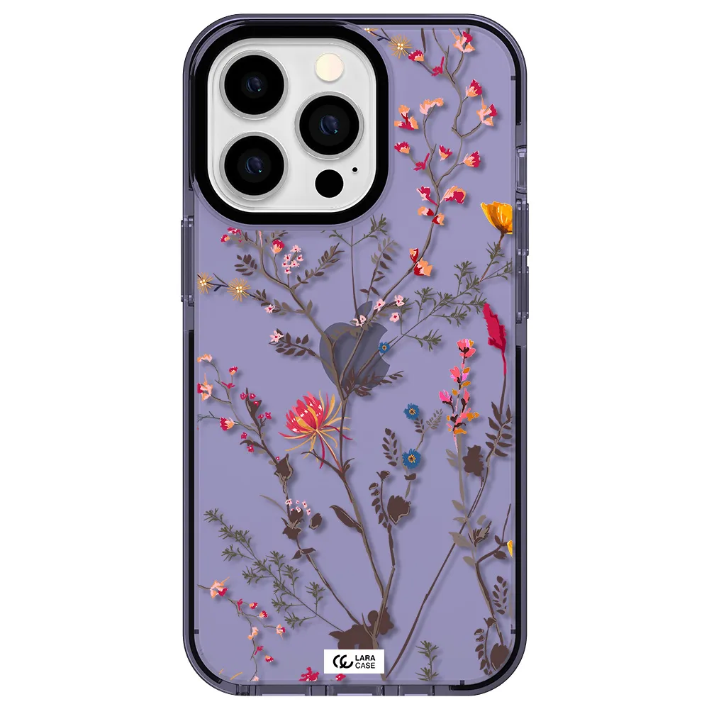 Miniature Flower Apple iPhone 13 Pro impact Lilac Case