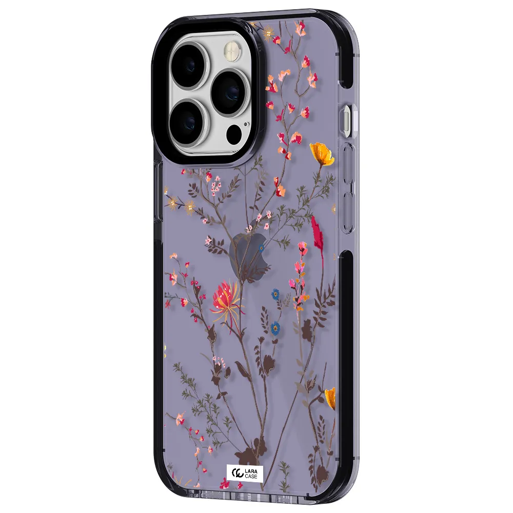 Miniature Flower Apple iPhone 13 Pro impact Lilac Case