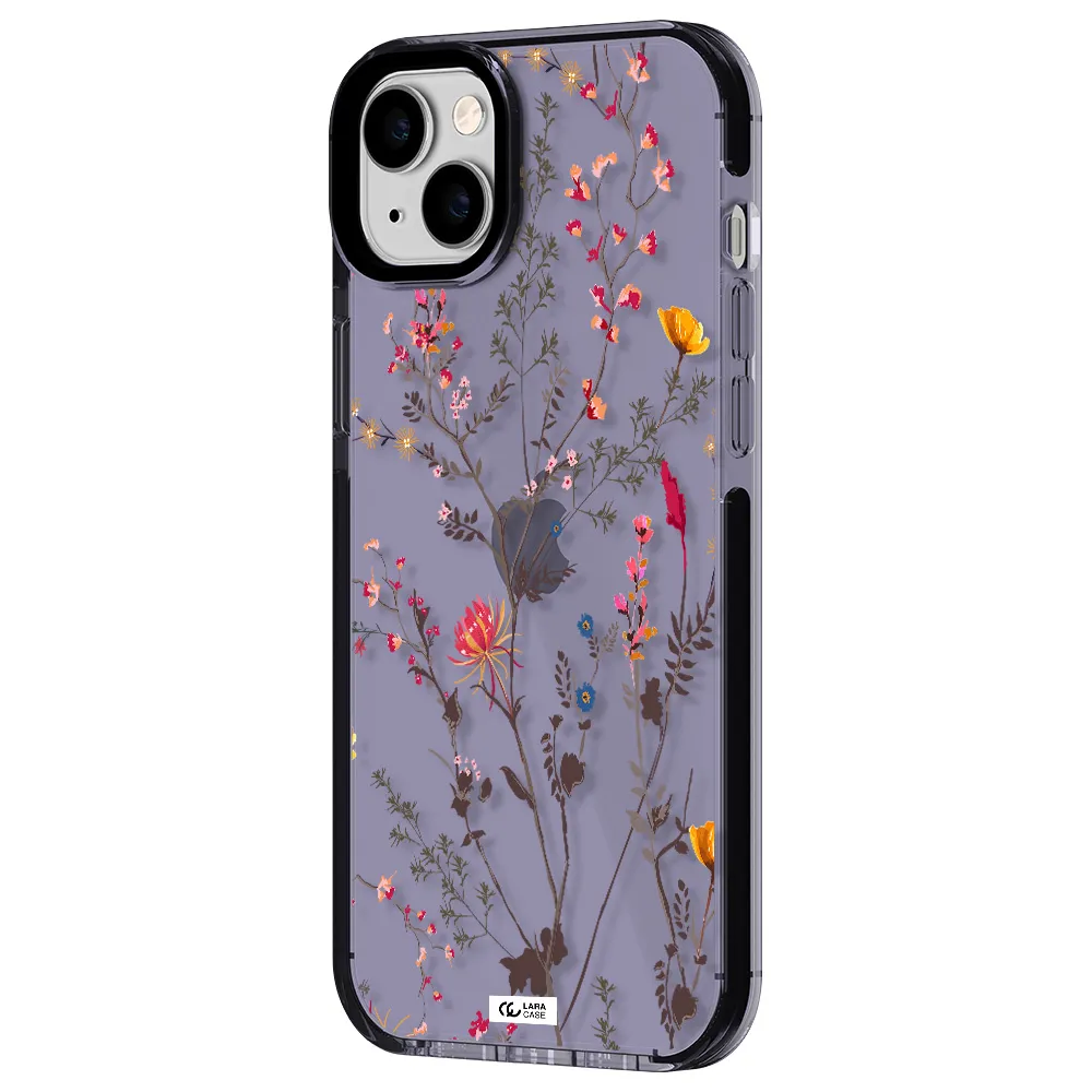 Miniature Flower Apple iPhone 14 plus impact Lilac Case