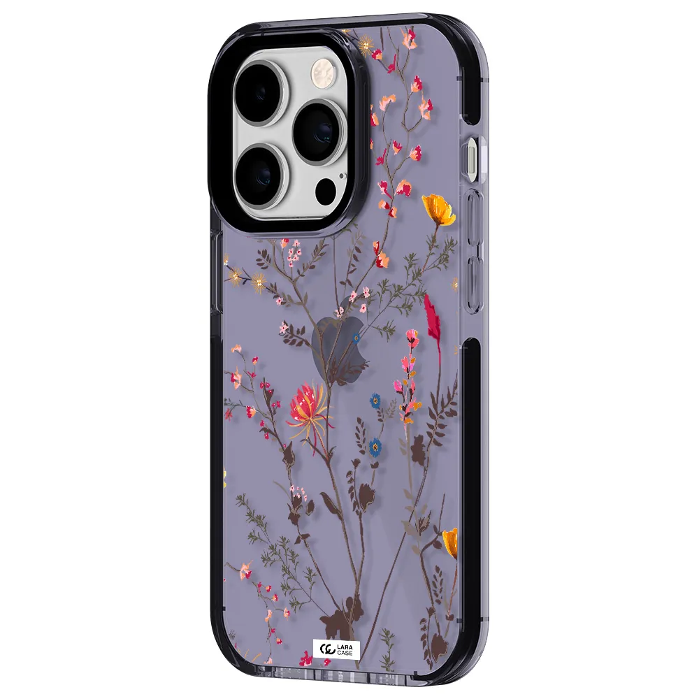 Miniature Flower Apple iPhone 14 pro impact Lilac Case