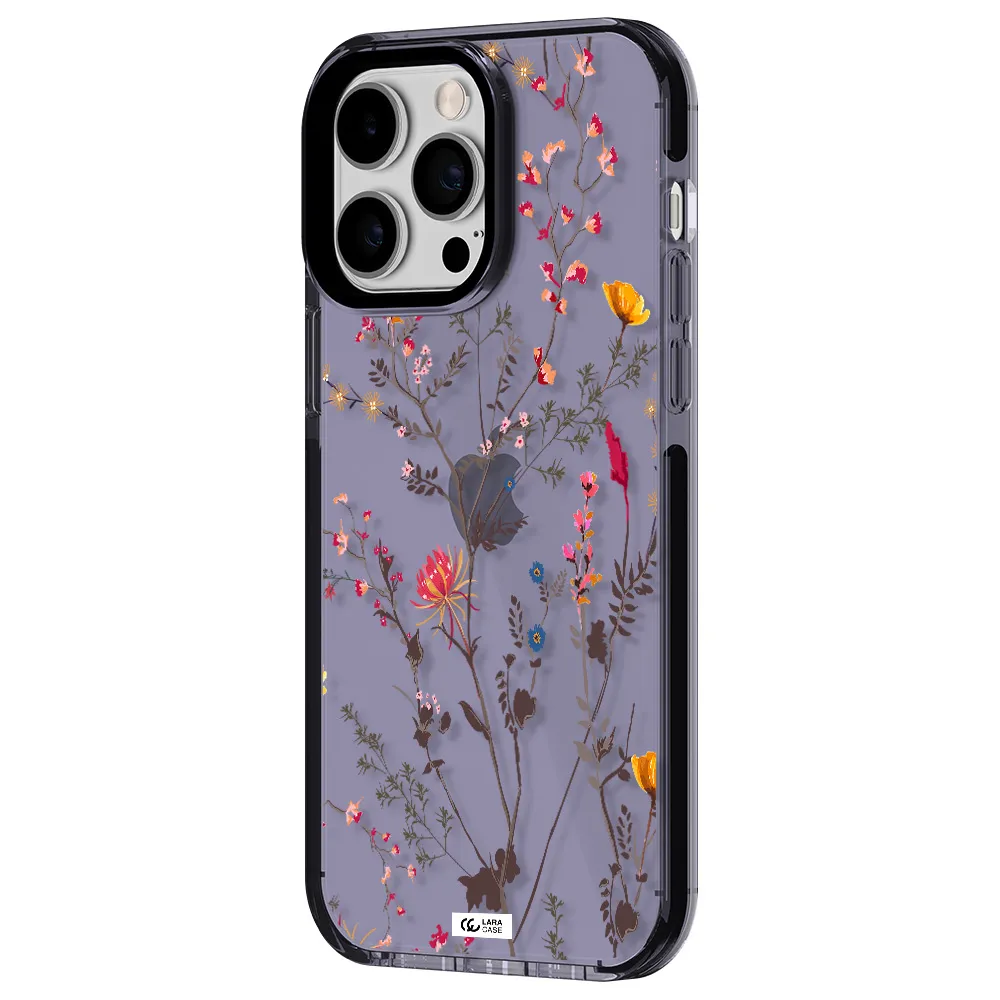 Miniature Flower Apple iPhone 14 pro max impact Lilac Case