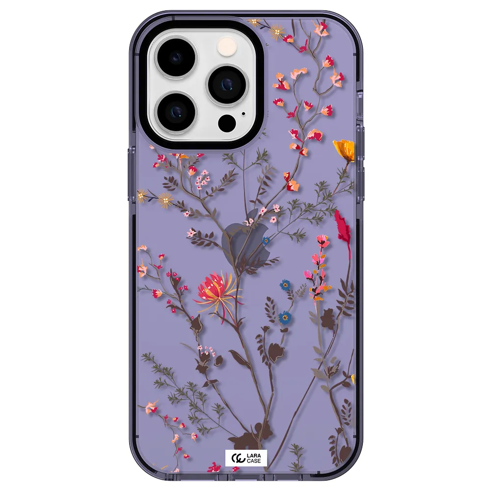 Miniature Flower Apple iPhone 15 Pro Max impact Lilac Case