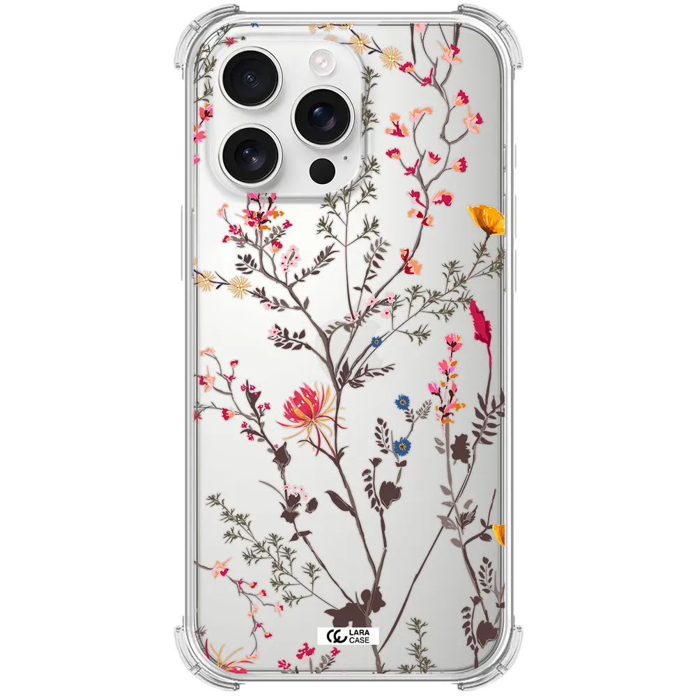 Miniature Flower Apple Iphone 16 Pro Max Clear Pc Case