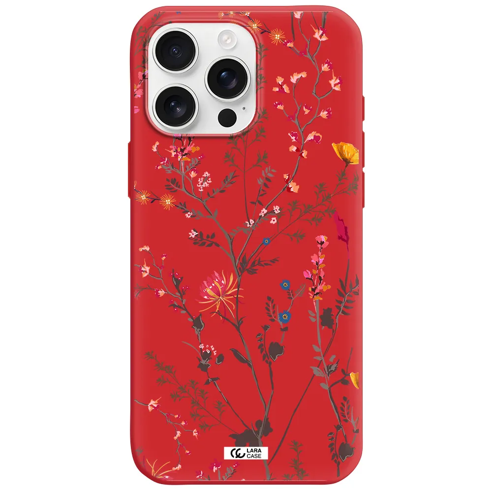 Miniature Flower Apple Iphone 16 Pro Max Silicone Stone Case