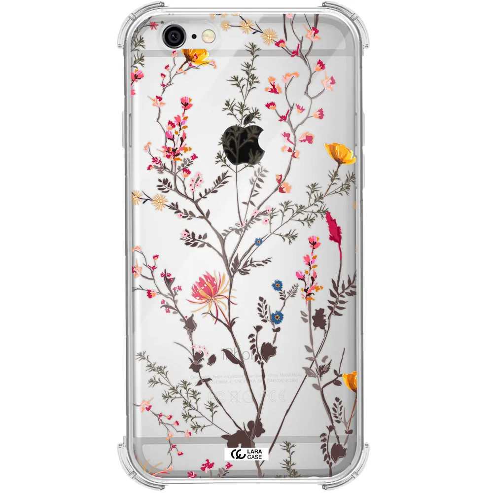 Miniature Flower Apple iPhone 6 Clear PC Case