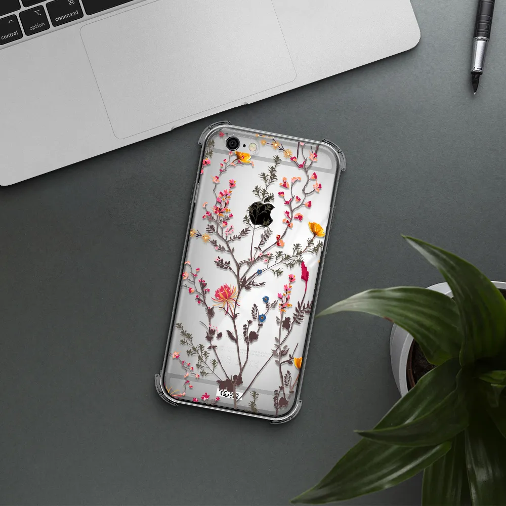 Miniature Flower Apple iPhone 6 Clear PC Case