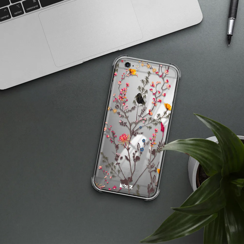 Miniature Flower Apple iPhone 6S Clear PC Case