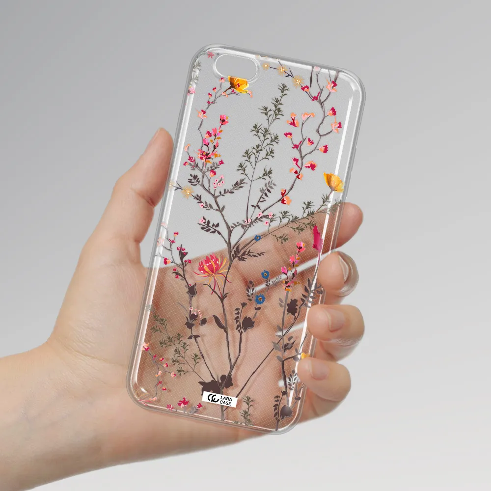 Miniature Flower Apple iPhone 6S Clear TPU Case