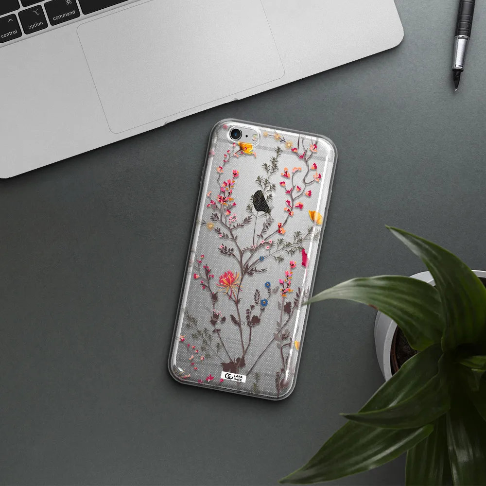 Miniature Flower Apple iPhone 6S Clear TPU Case