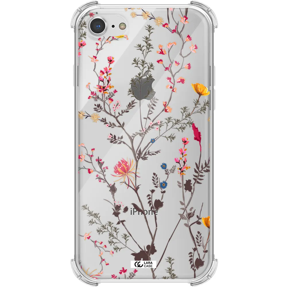 Miniature Flower Apple iPhone 7 Clear PC Case