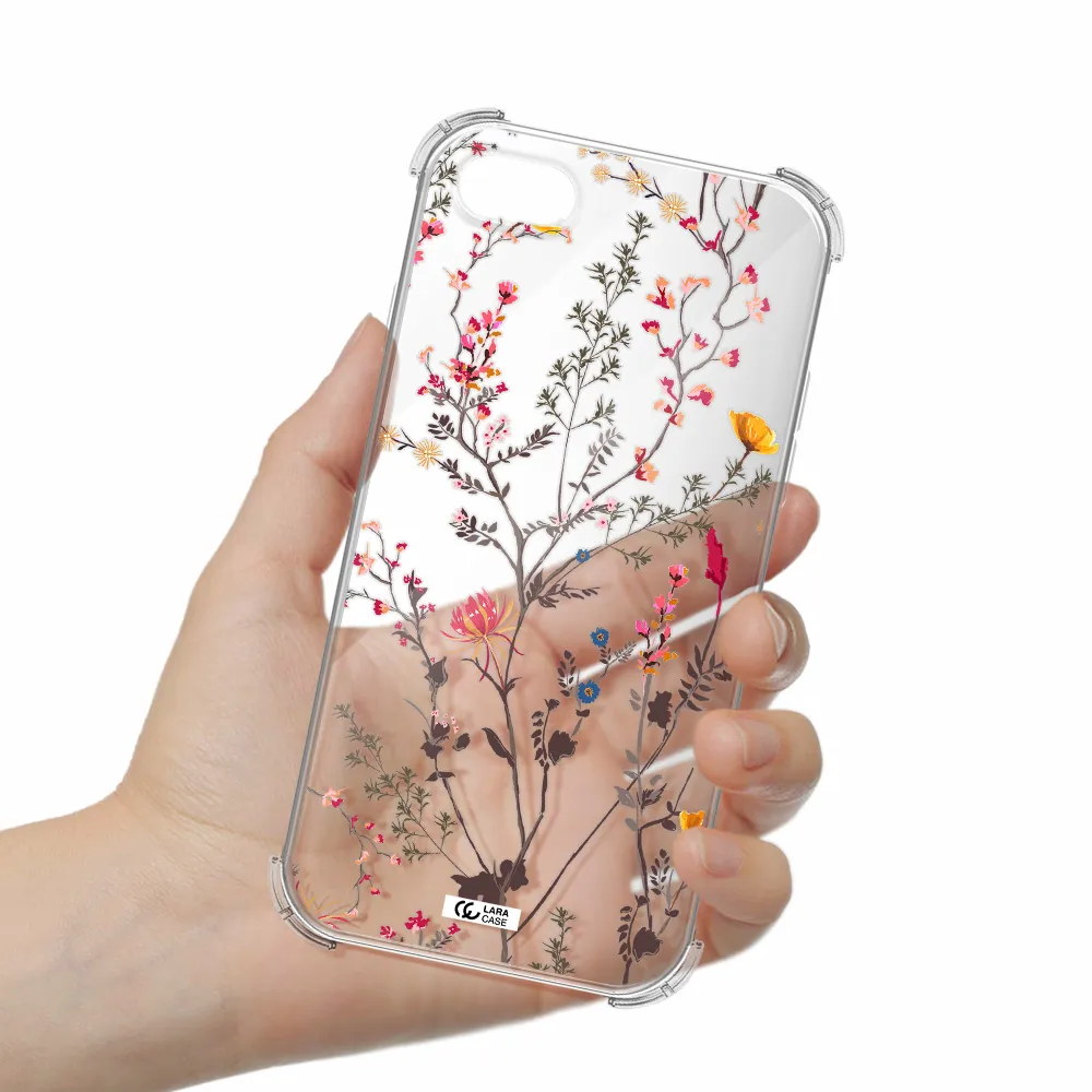 Miniature Flower Apple iPhone 7 Clear PC Case