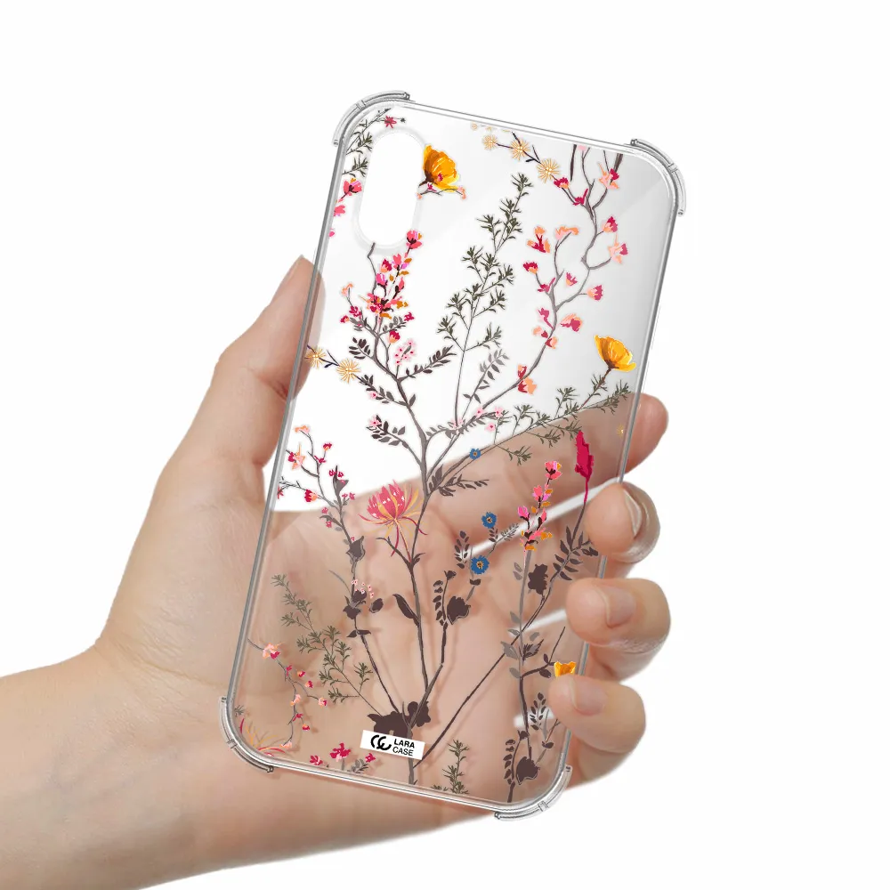 Miniature Flower Apple iPhone X Clear PC Case