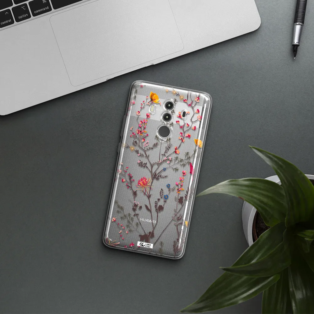 Miniature Flower Huawei Mate 10 Clear TPU Case