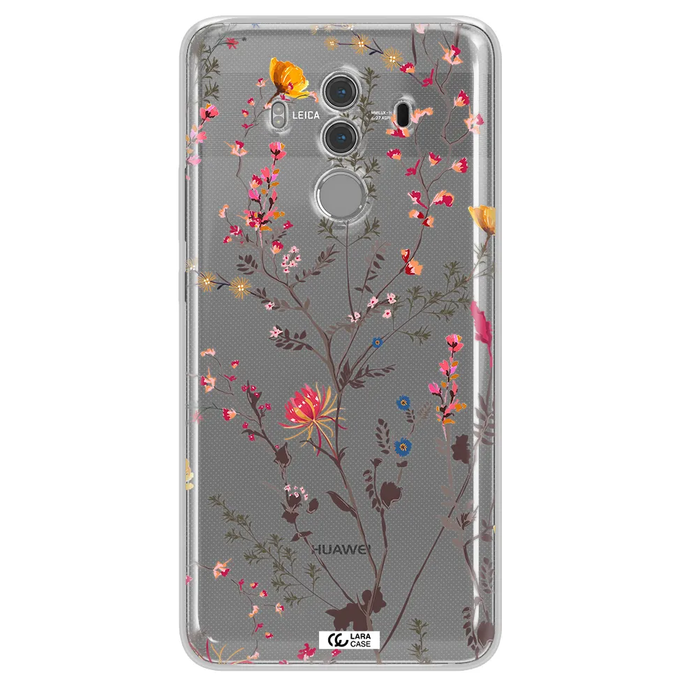 Miniature Flower Huawei Mate 10 Pro Clear TPU Case