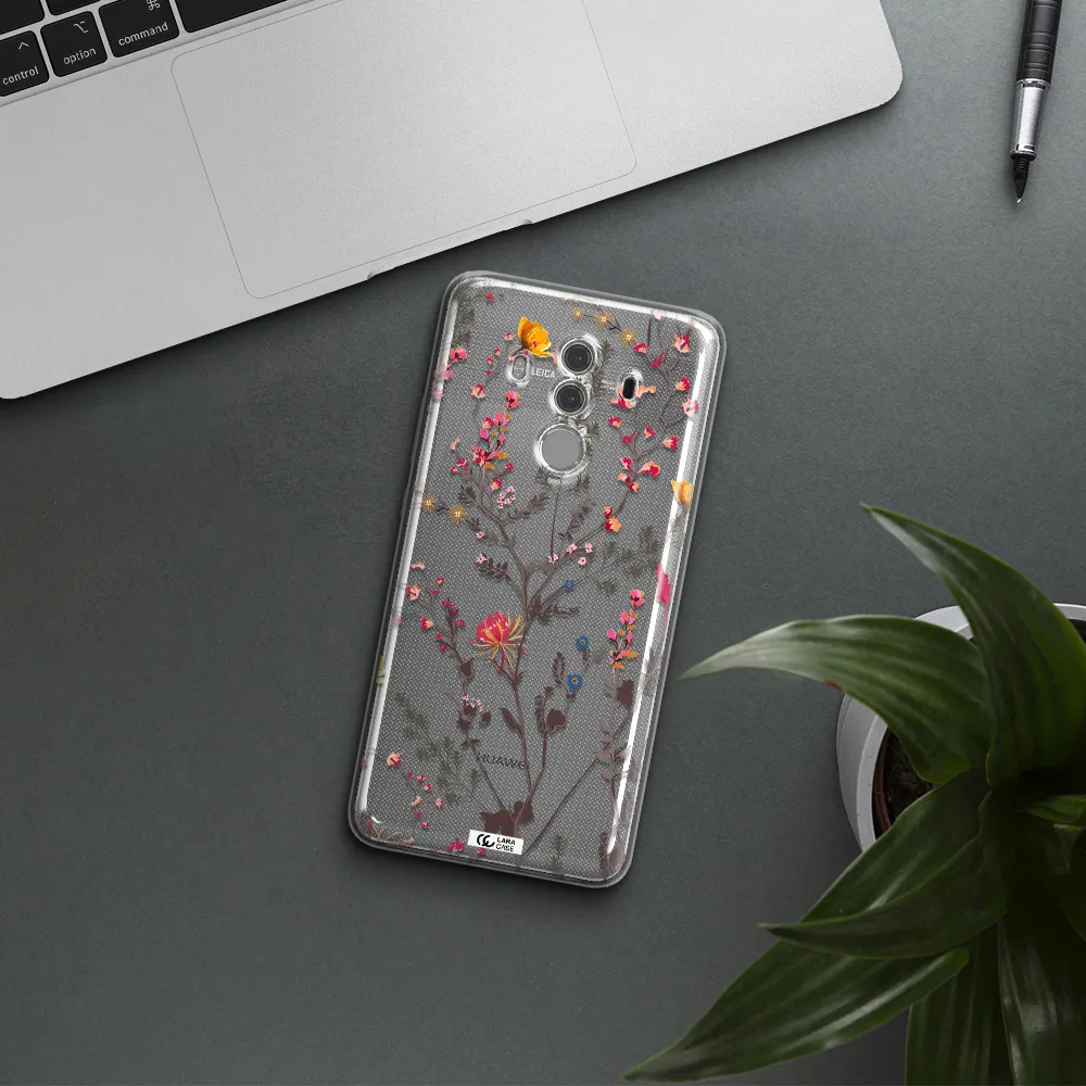 Miniature Flower Huawei Mate 10 Pro Clear TPU Case