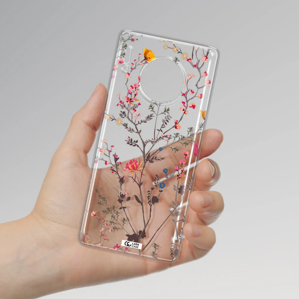 Miniature Flower Huawei Mate 30 Pro Clear TPU Case