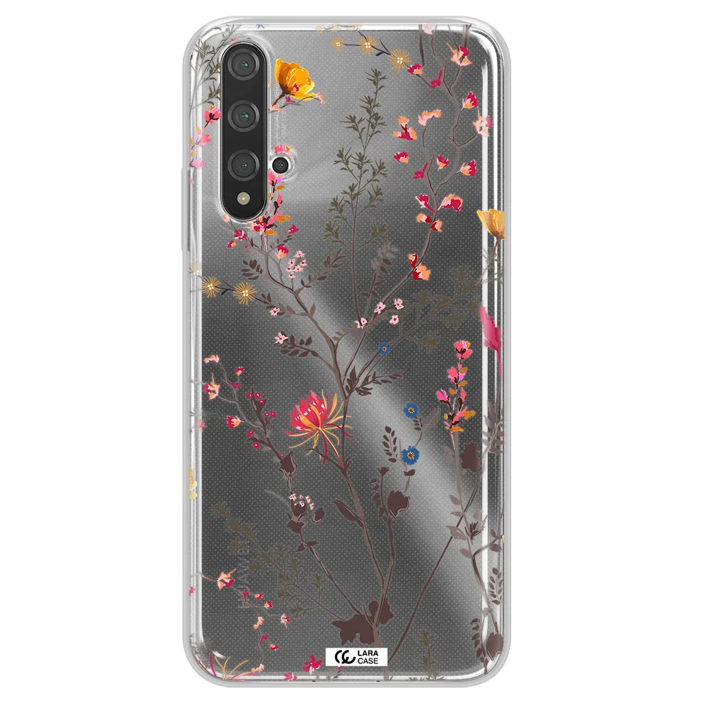 Miniature Flower Huawei Nova 5t Clear TPU Case