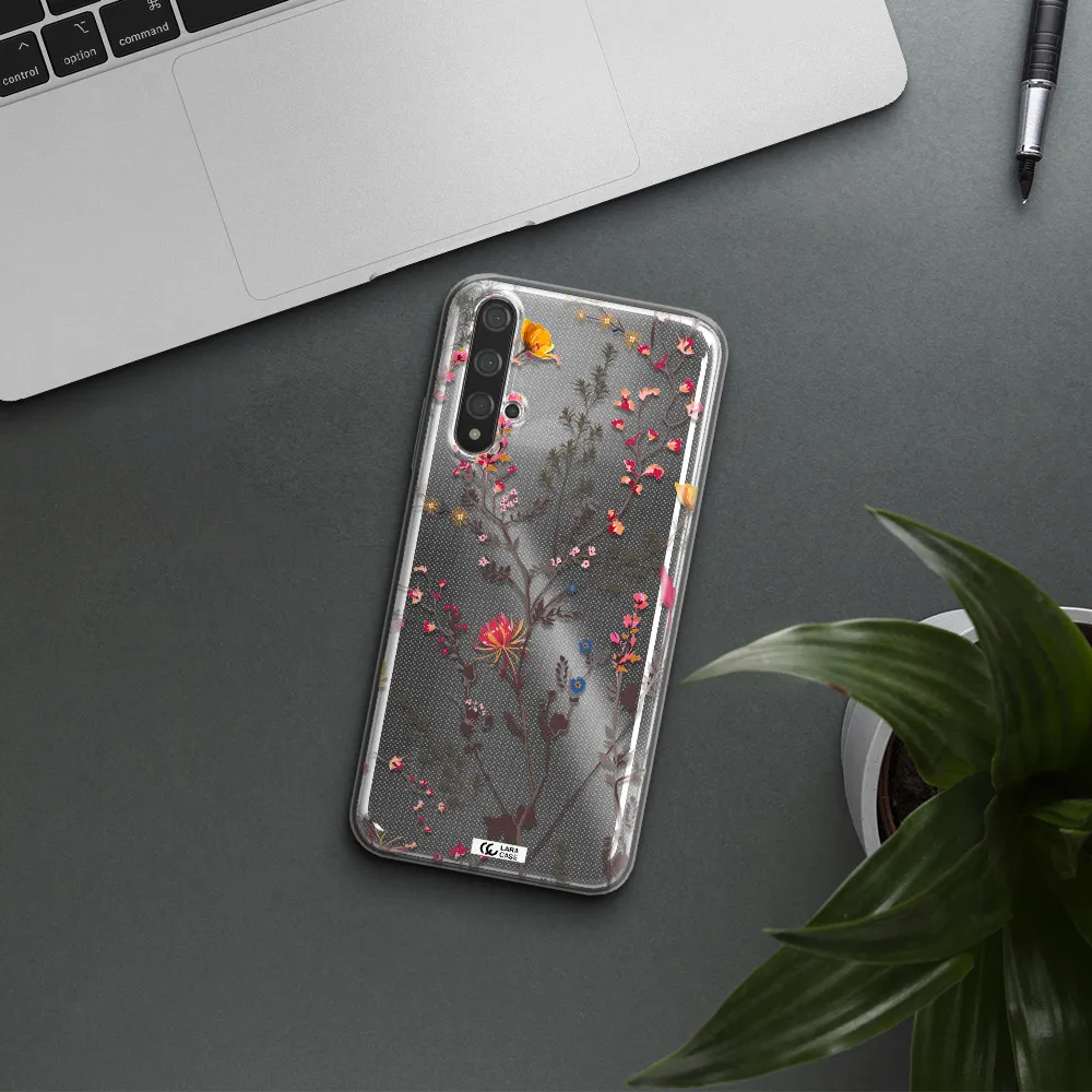 Miniature Flower Huawei Nova 5t Clear TPU Case