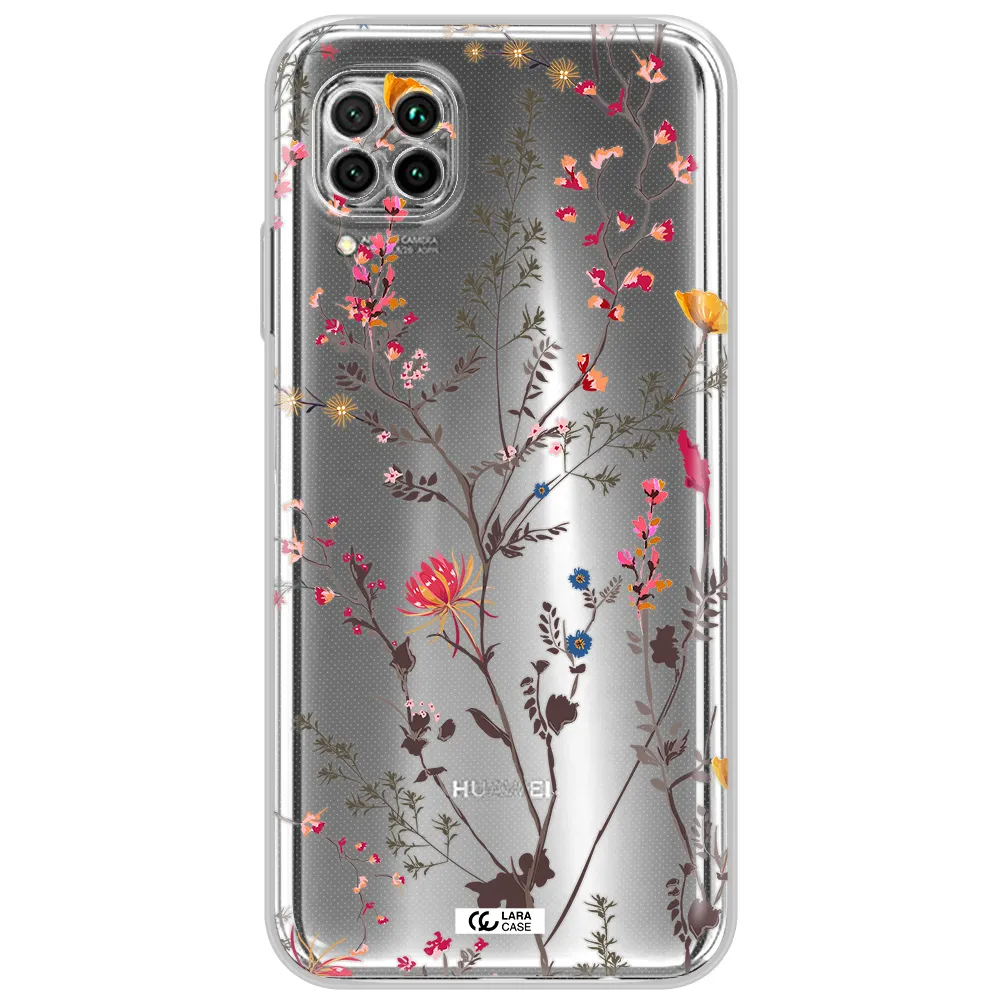 Miniature Flower Huawei Nova 7I Clear Tpu Case