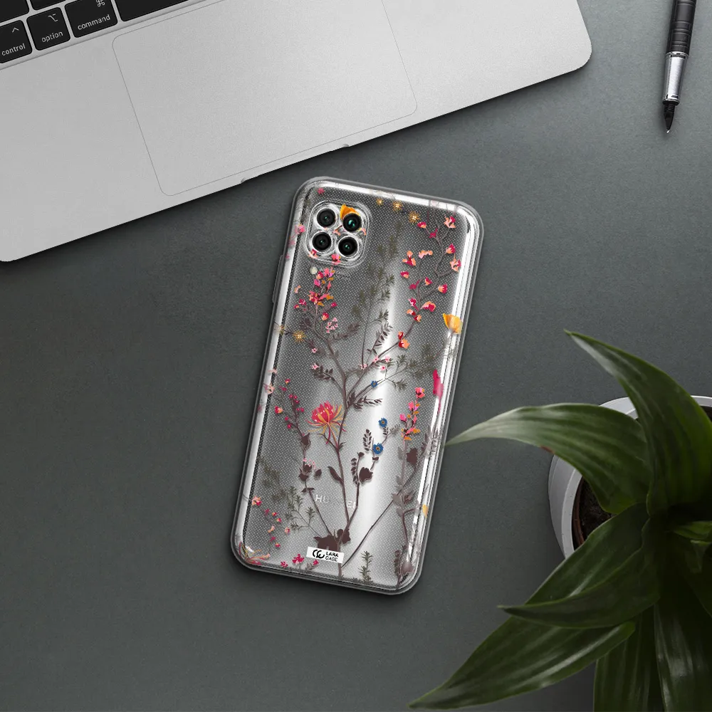 Miniature Flower Huawei Nova 7I Clear Tpu Case